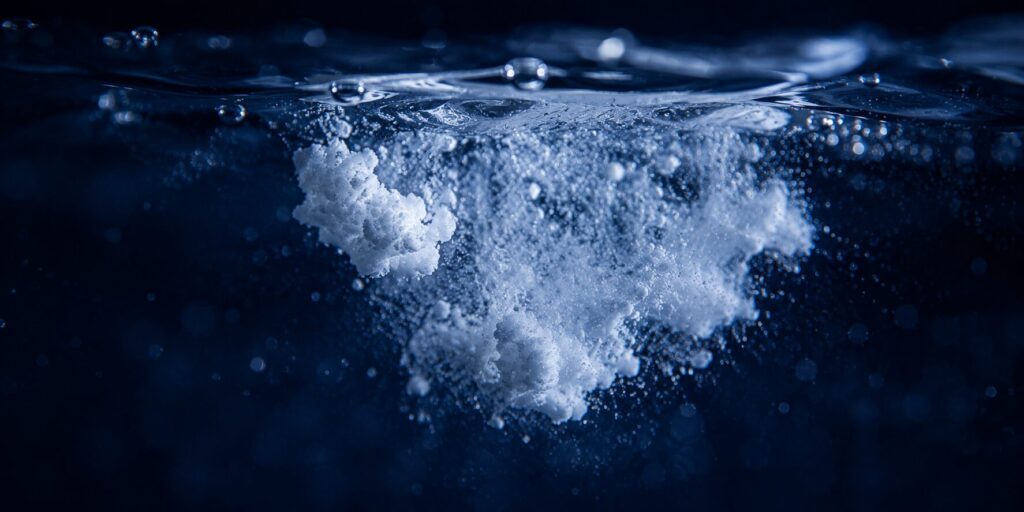 How to reconstitute peptides — lyophilized powder dissolving into clear solution
